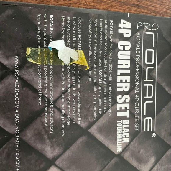 Royale professional tourmaline curling iron 4 piece set - Picture 5 of 5